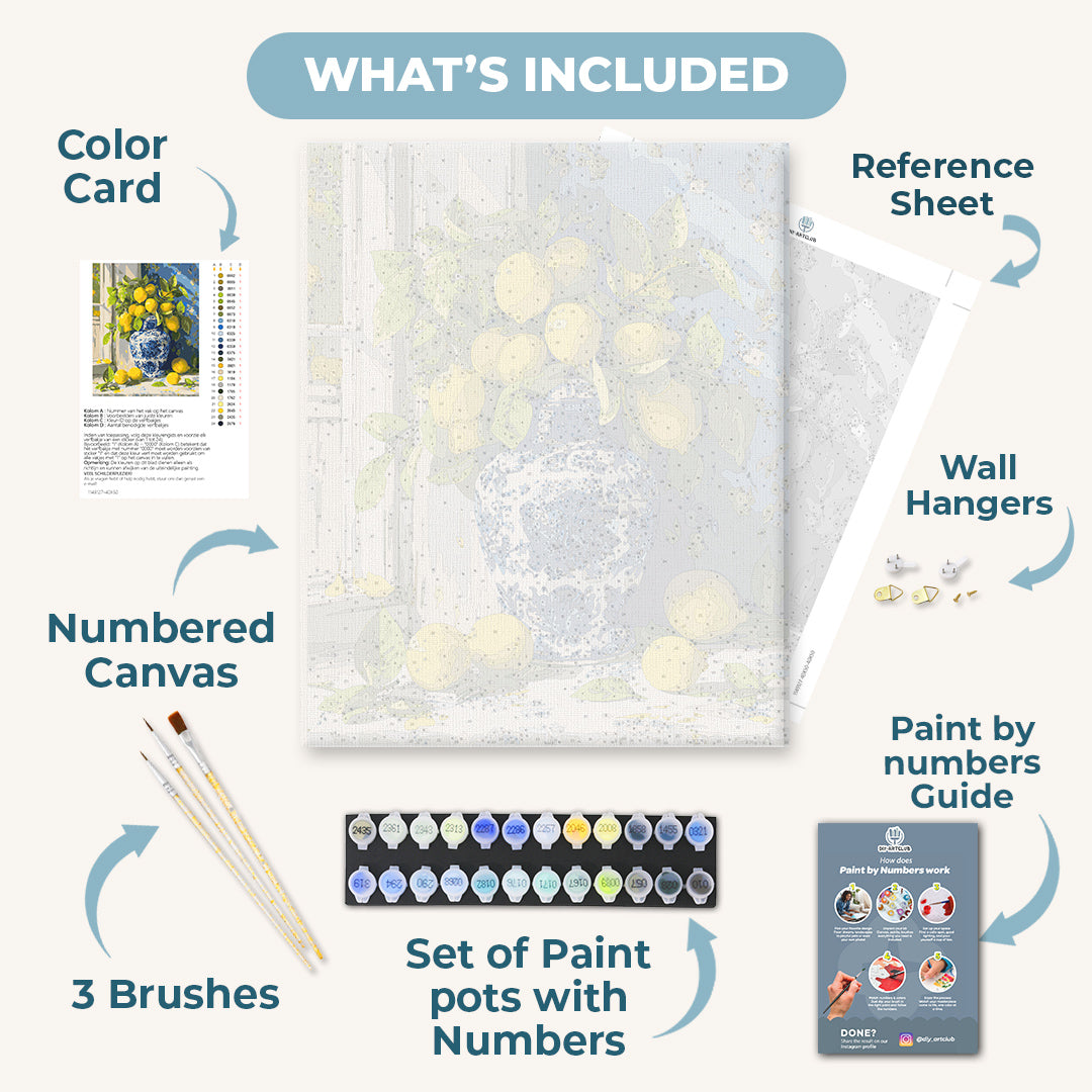Lemon Bouquet | Paint by Numbers