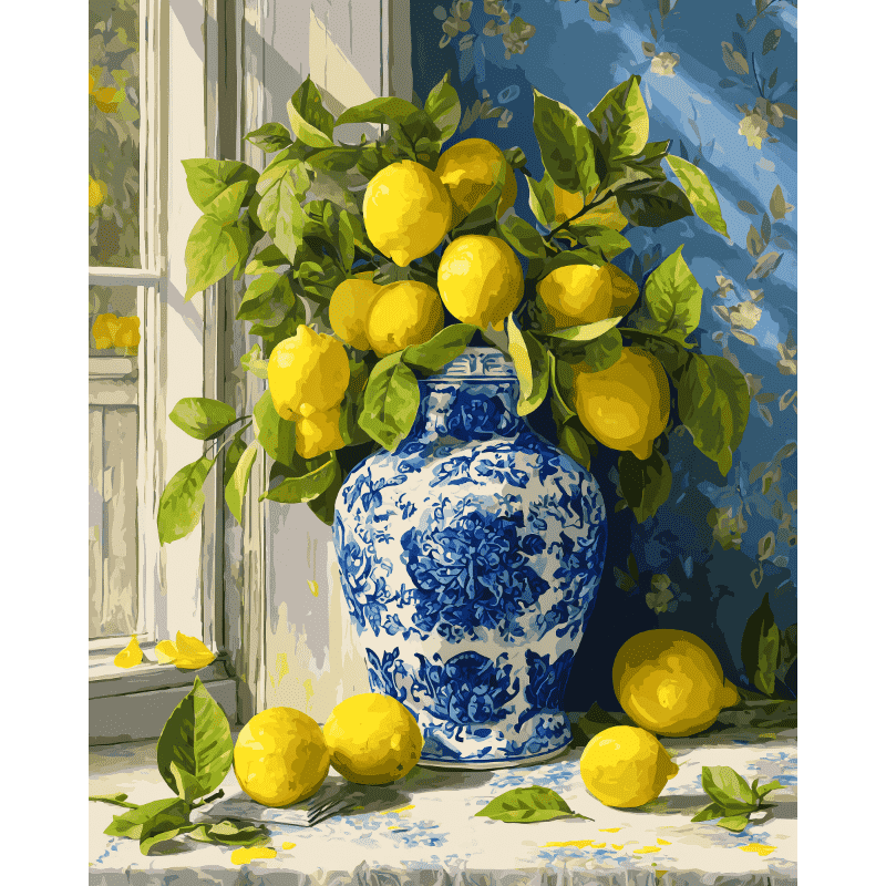 Lemon Bouquet | Paint by Numbers