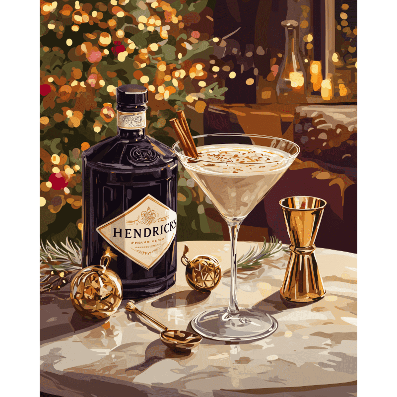 Sip of Luxury | Paint by Numbers