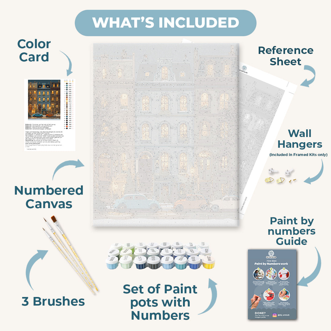 Charming Neighborhood | Paint by Numbers