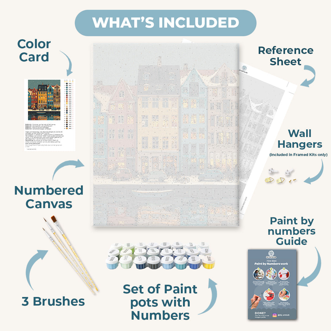 Winter in Copenhagen | Paint by Numbers