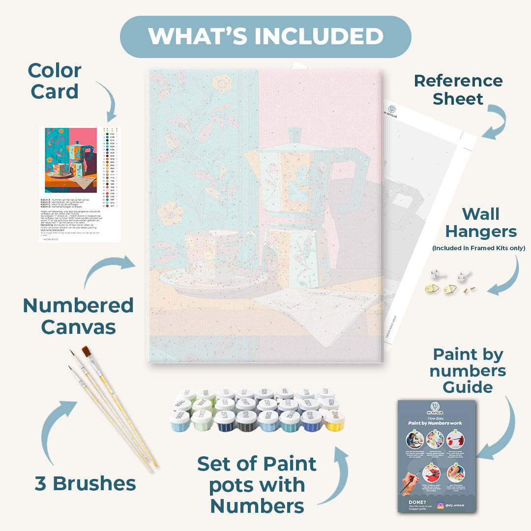 Café à la Couleur | Paint by Numbers