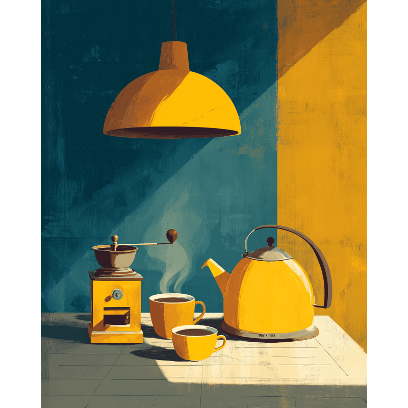 Geometry of Yellow | Paint by Numbers