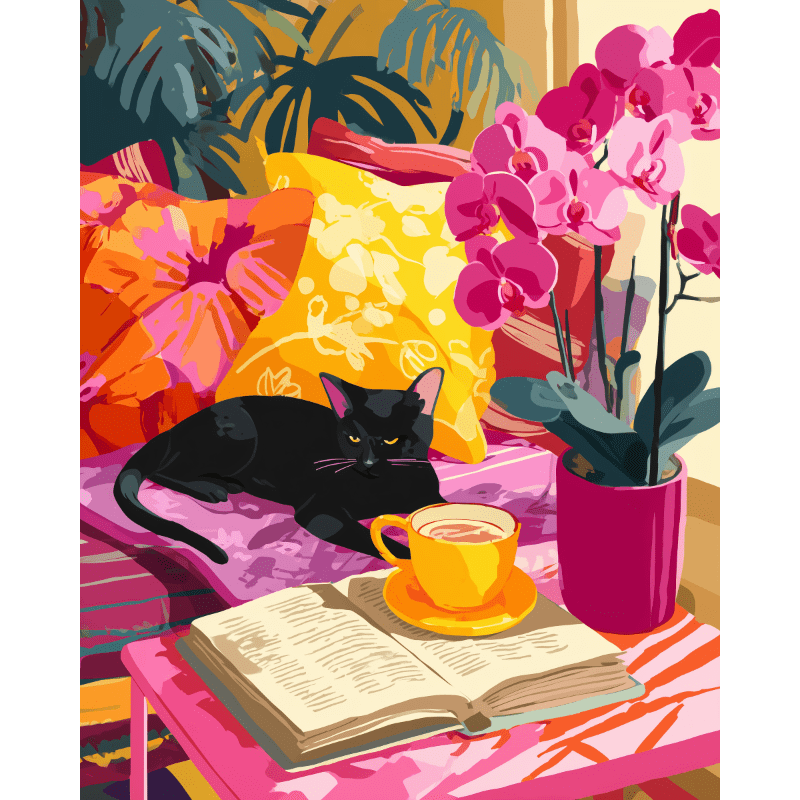 A lazy day | Paint by Numbers