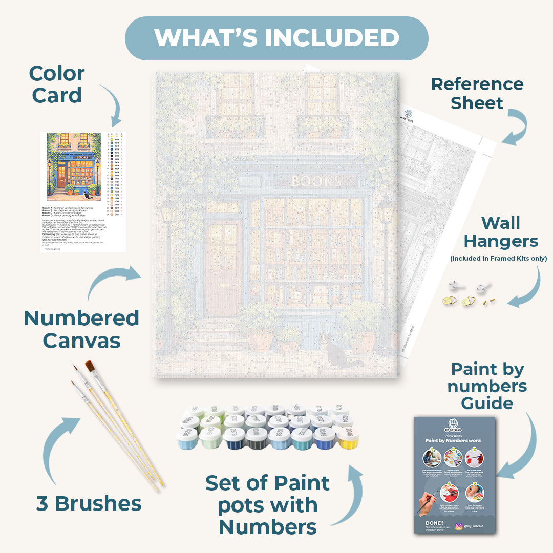 Secret Bookstore | Paint by Numbers