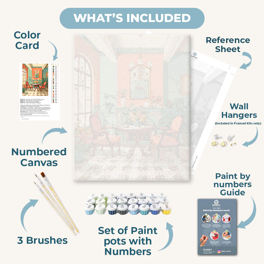 Room in Orange | Paint by Numbers