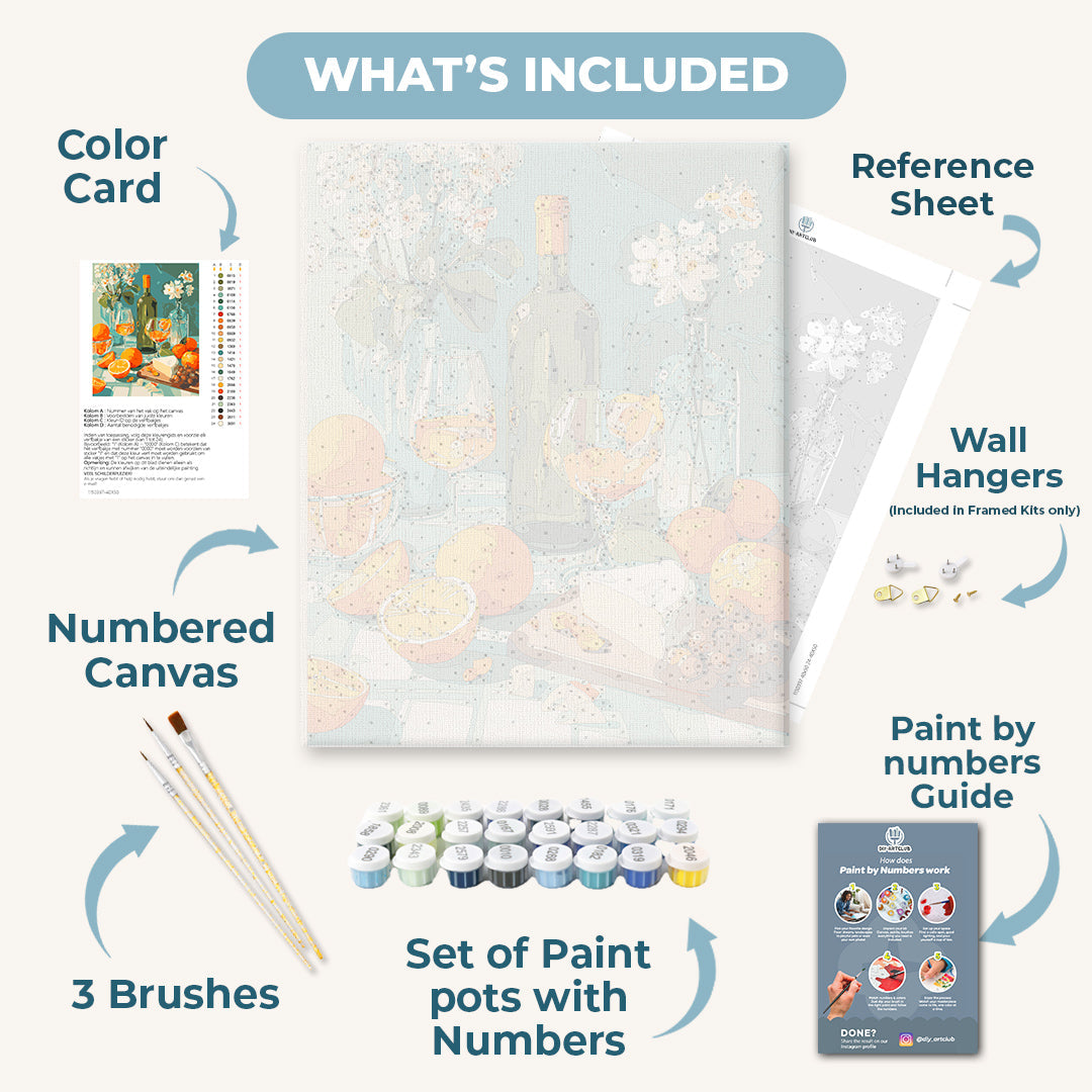 Golden Slices | Paint by Numbers