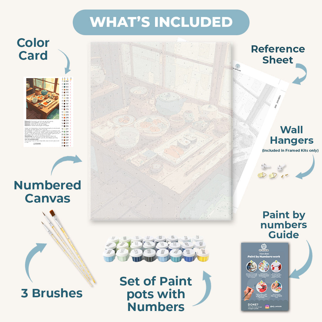 Japanese Dinner | Paint by Numbers