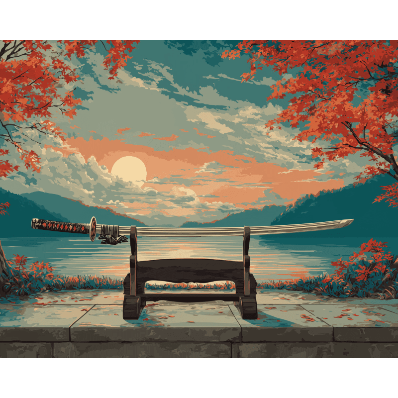 Shine of Katana | Paint by Numbers