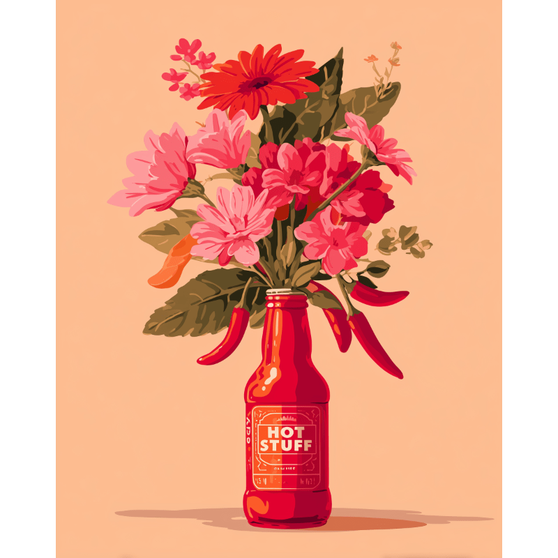 Spicy Bouquet | Paint by Numbers