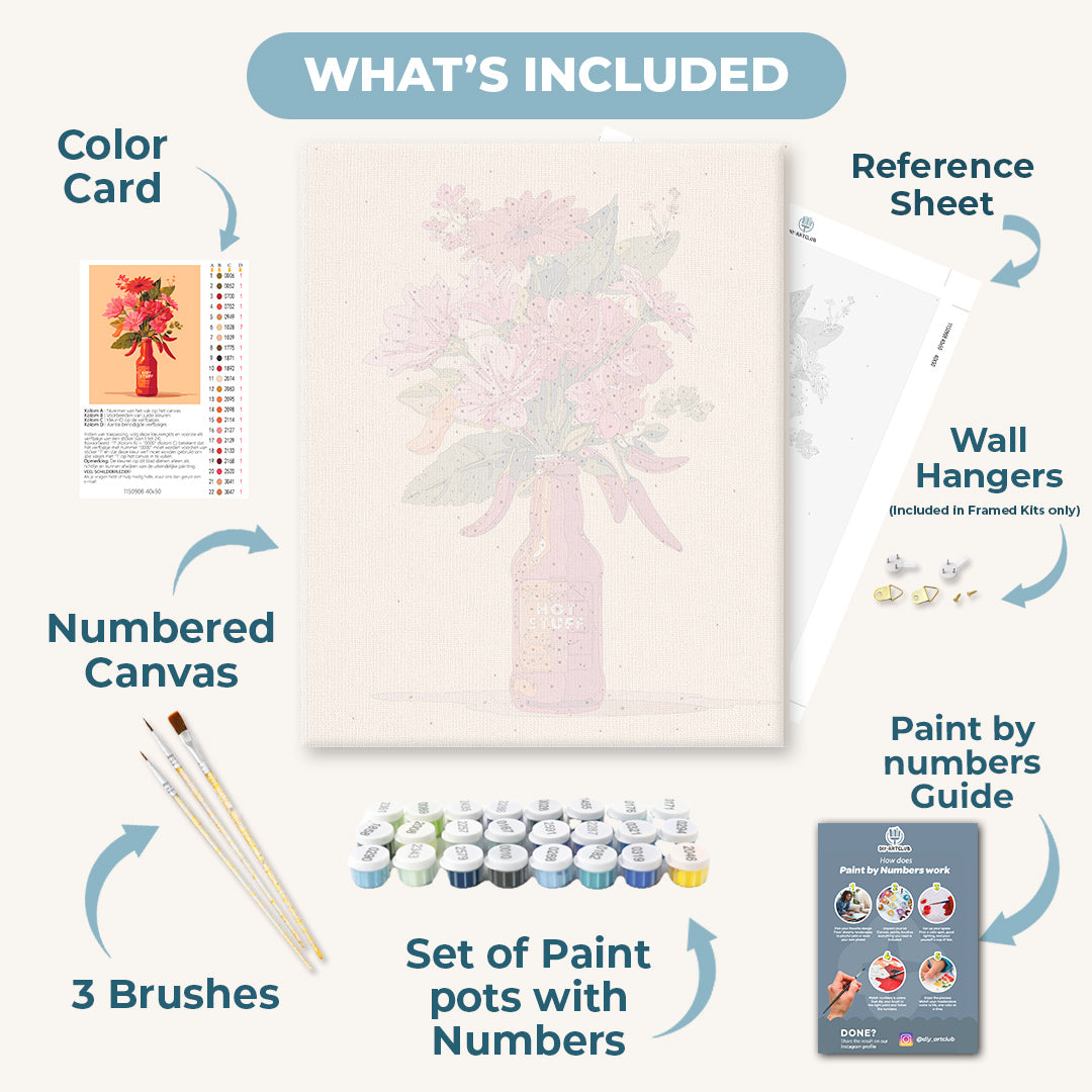 Spicy Bouquet | Paint by Numbers