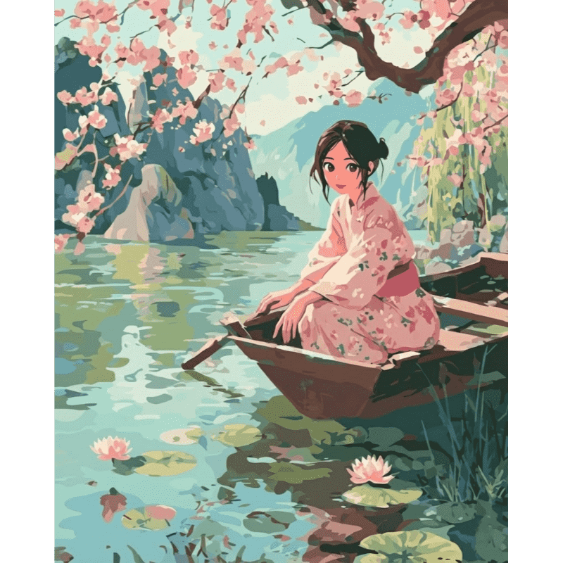 Under the Sakura | Paint by Numbers