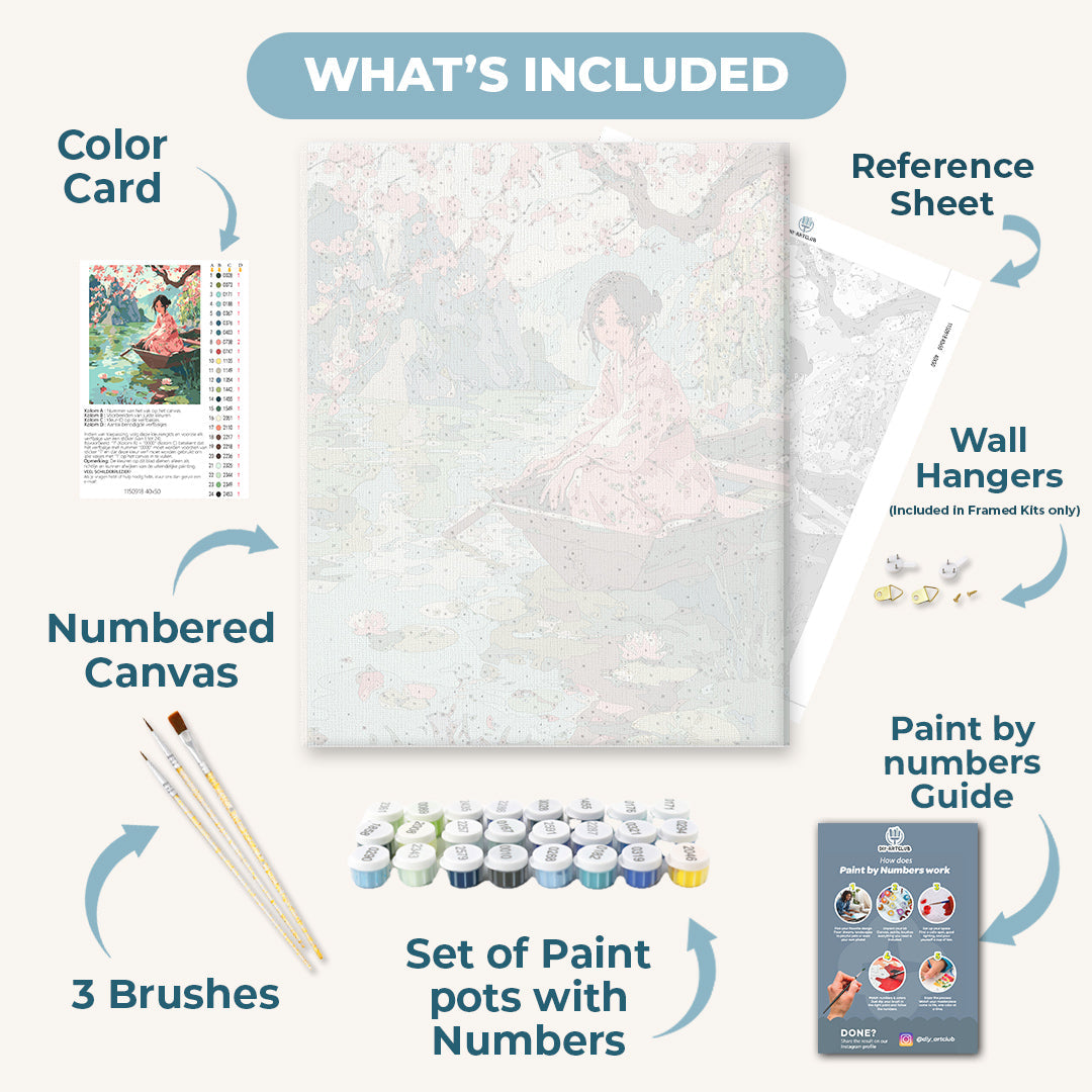 Under the Sakura | Paint by Numbers