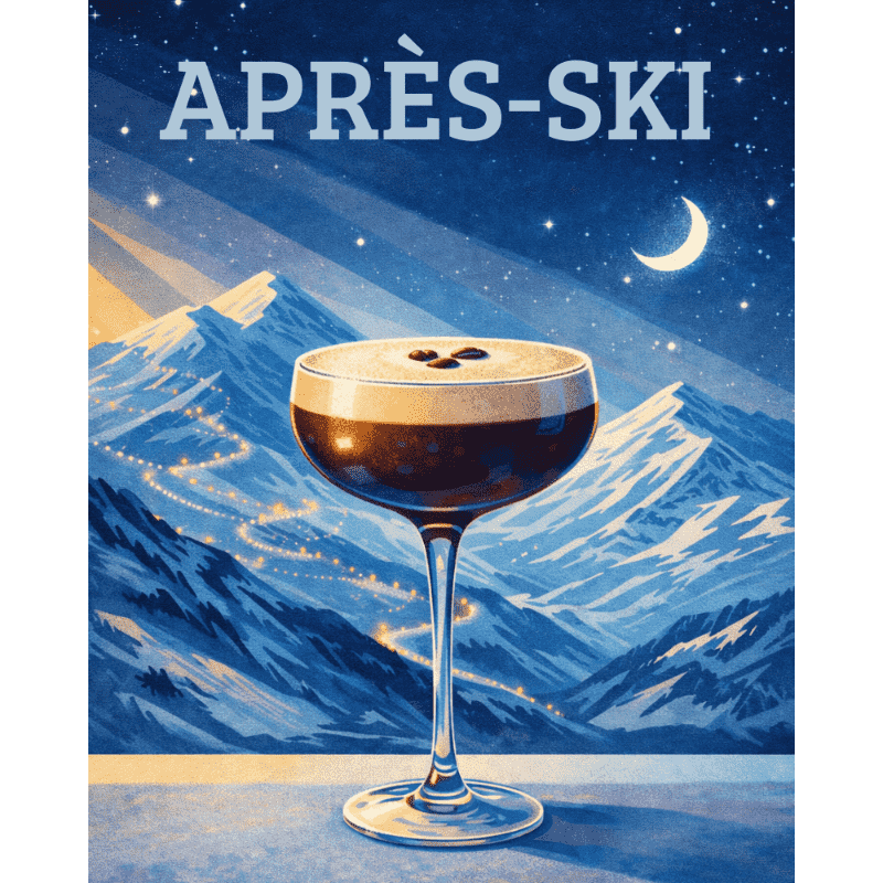 Après-Ski Espresso Martini | Paint by Numbers