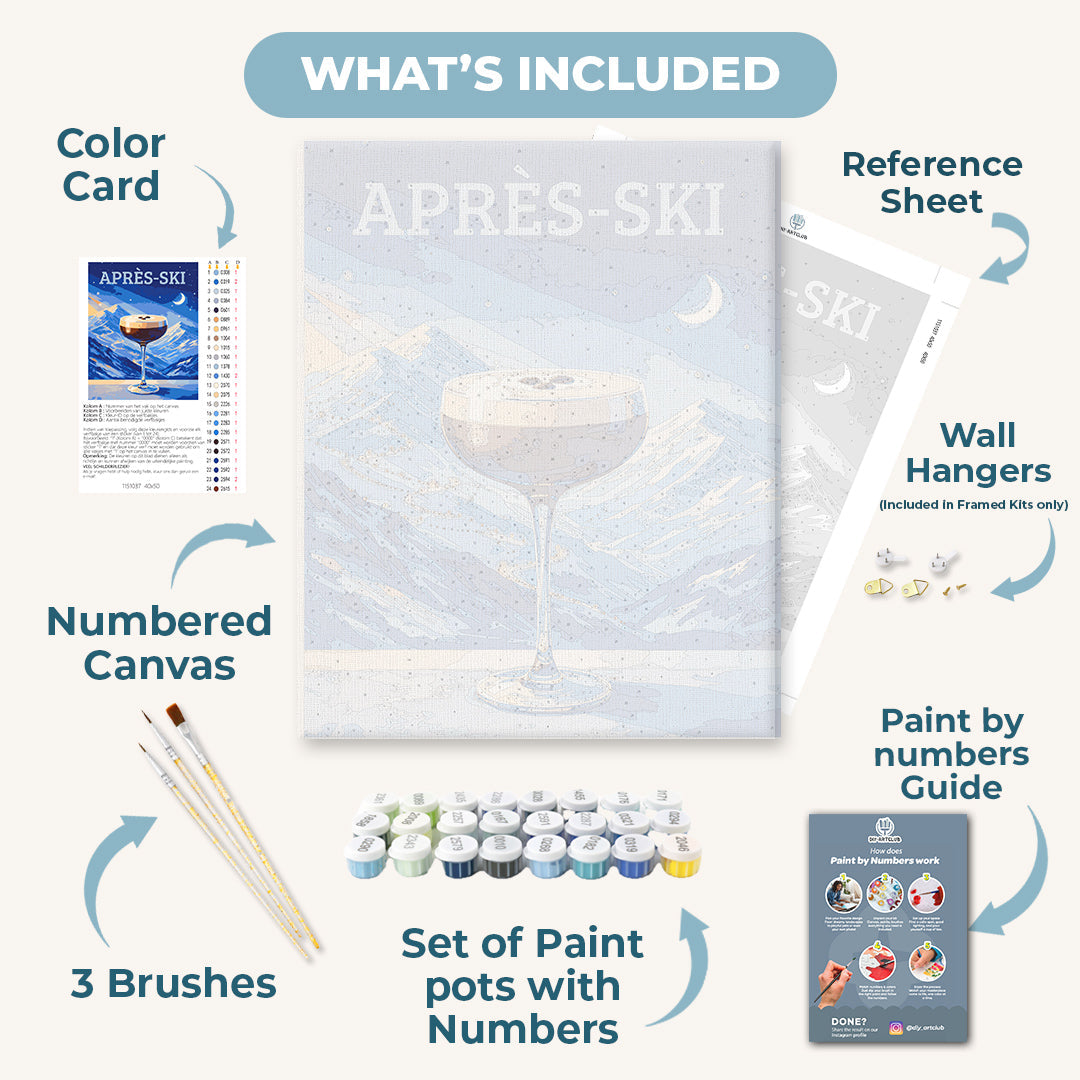 Après-Ski Espresso Martini | Paint by Numbers