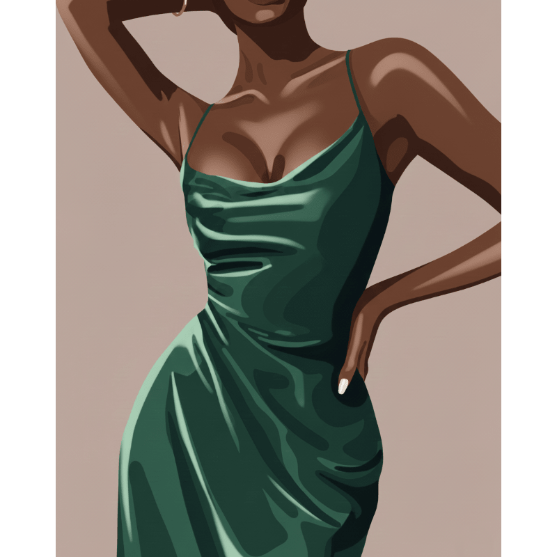 Elegant Lady | Paint by Numbers