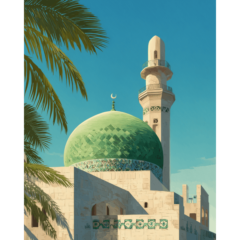 Mosque | Paint by Numbers