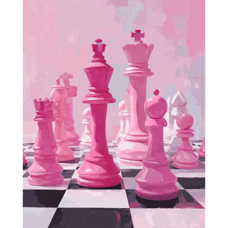 Pink Gambit | Paint by Numbers