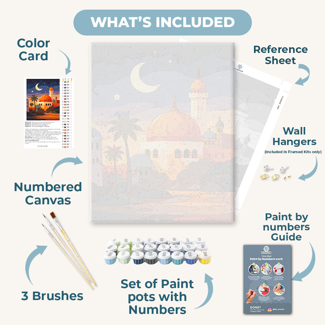 Under the Crescent Moon | Paint by Numbers
