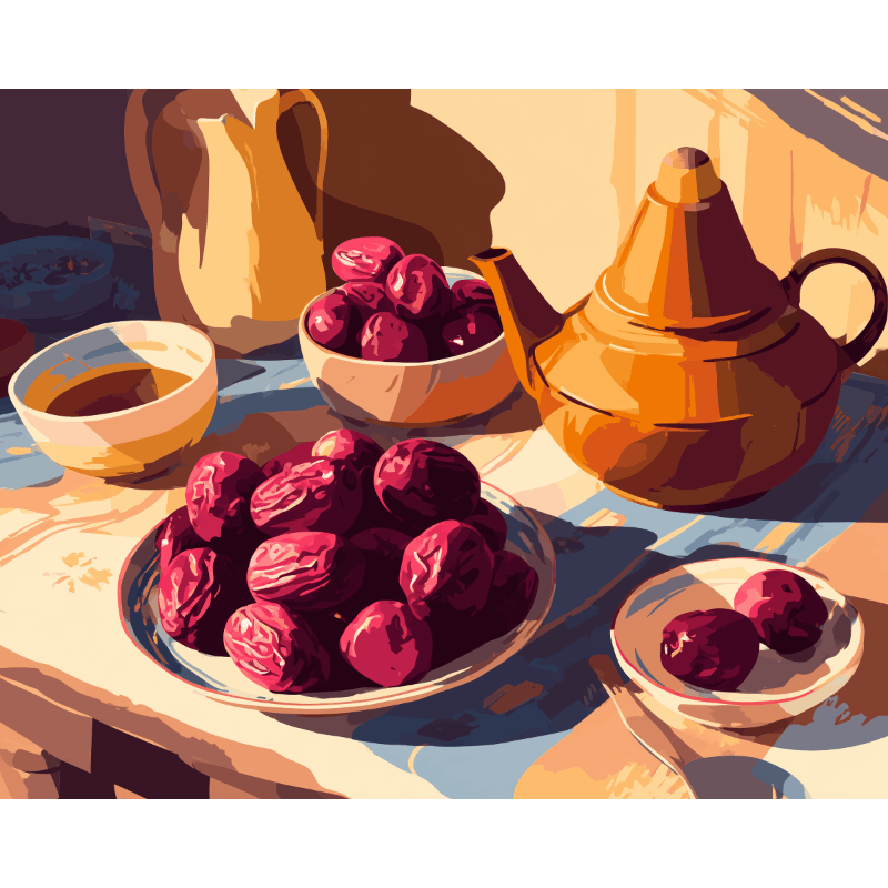 Breaking the Fast | Paint by Numbers
