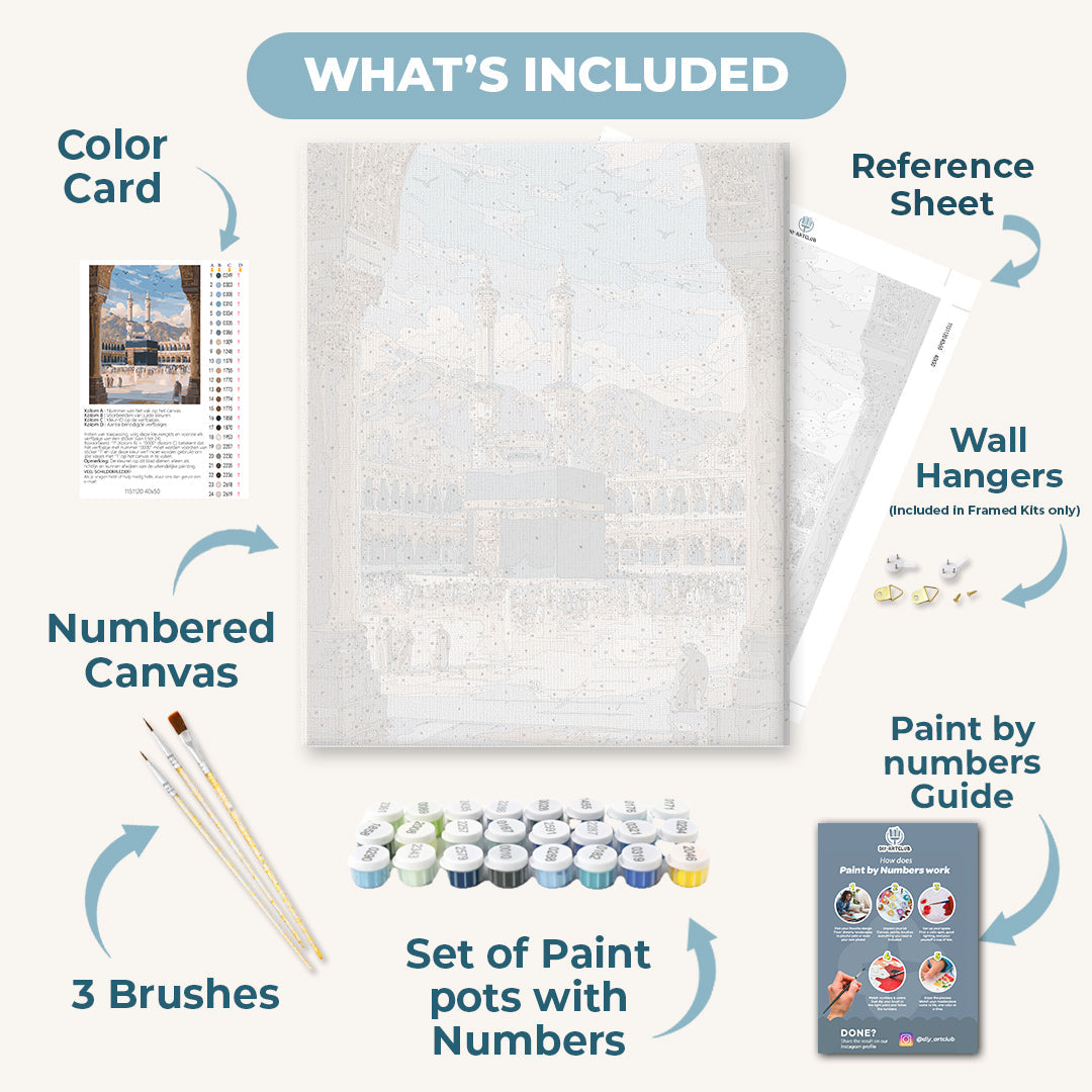 Toward the Kaaba | Paint by Numbers