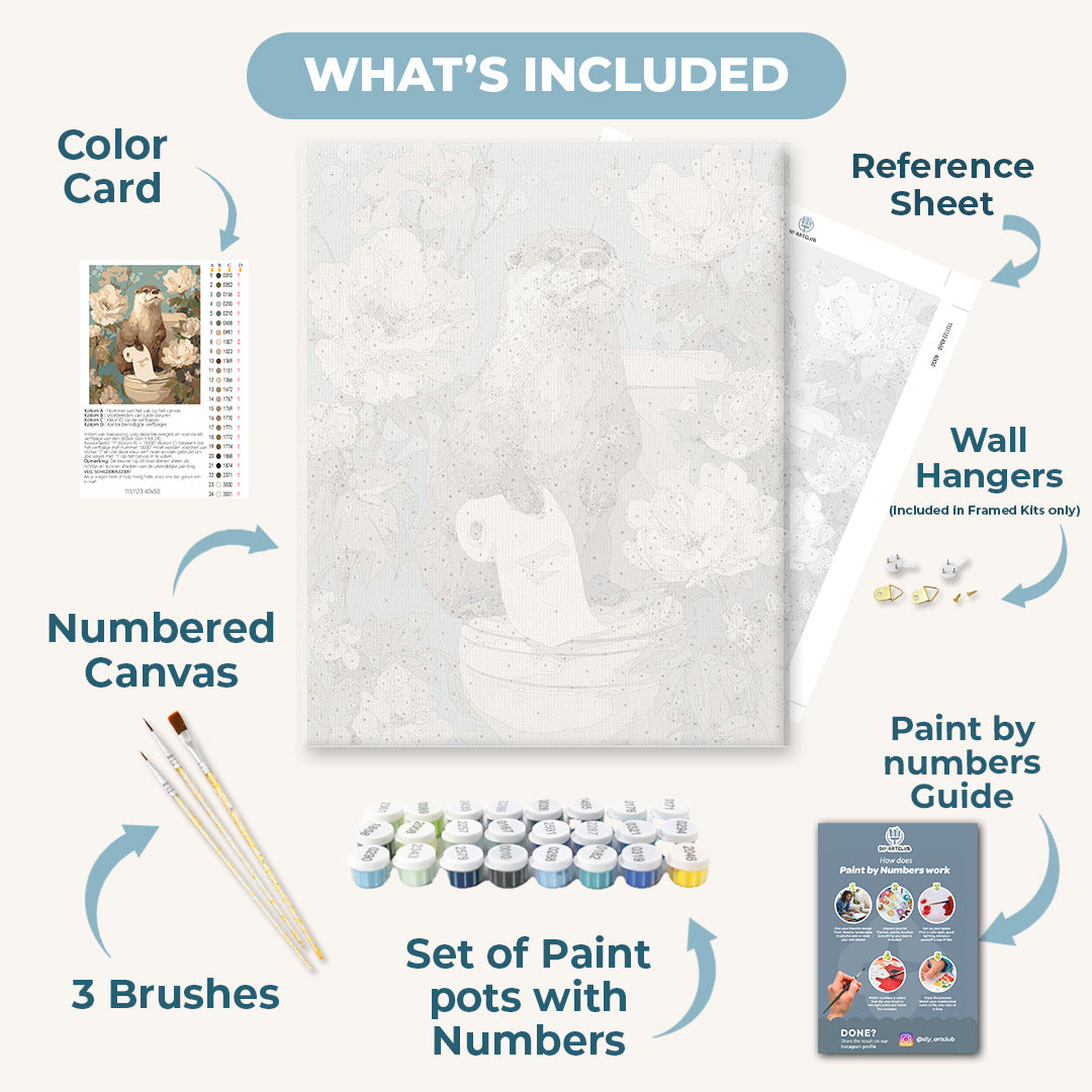 Otter the Helper | Paint by Numbers
