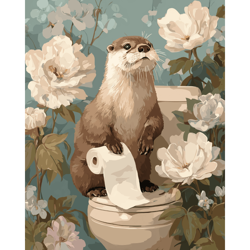 Otter the Helper | Paint by Numbers
