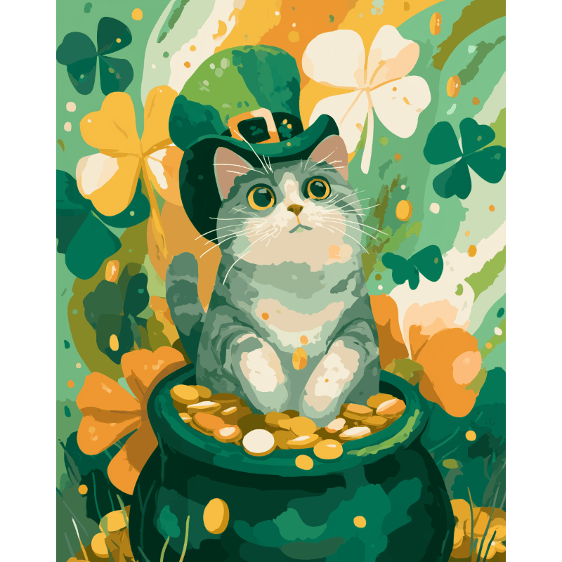 Lucky Cat | Paint by Numbers