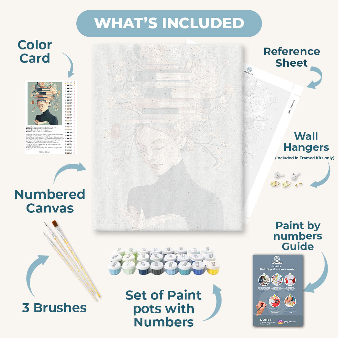 Book Garden | Paint by Numbers