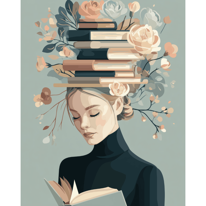 Book Garden | Paint by Numbers