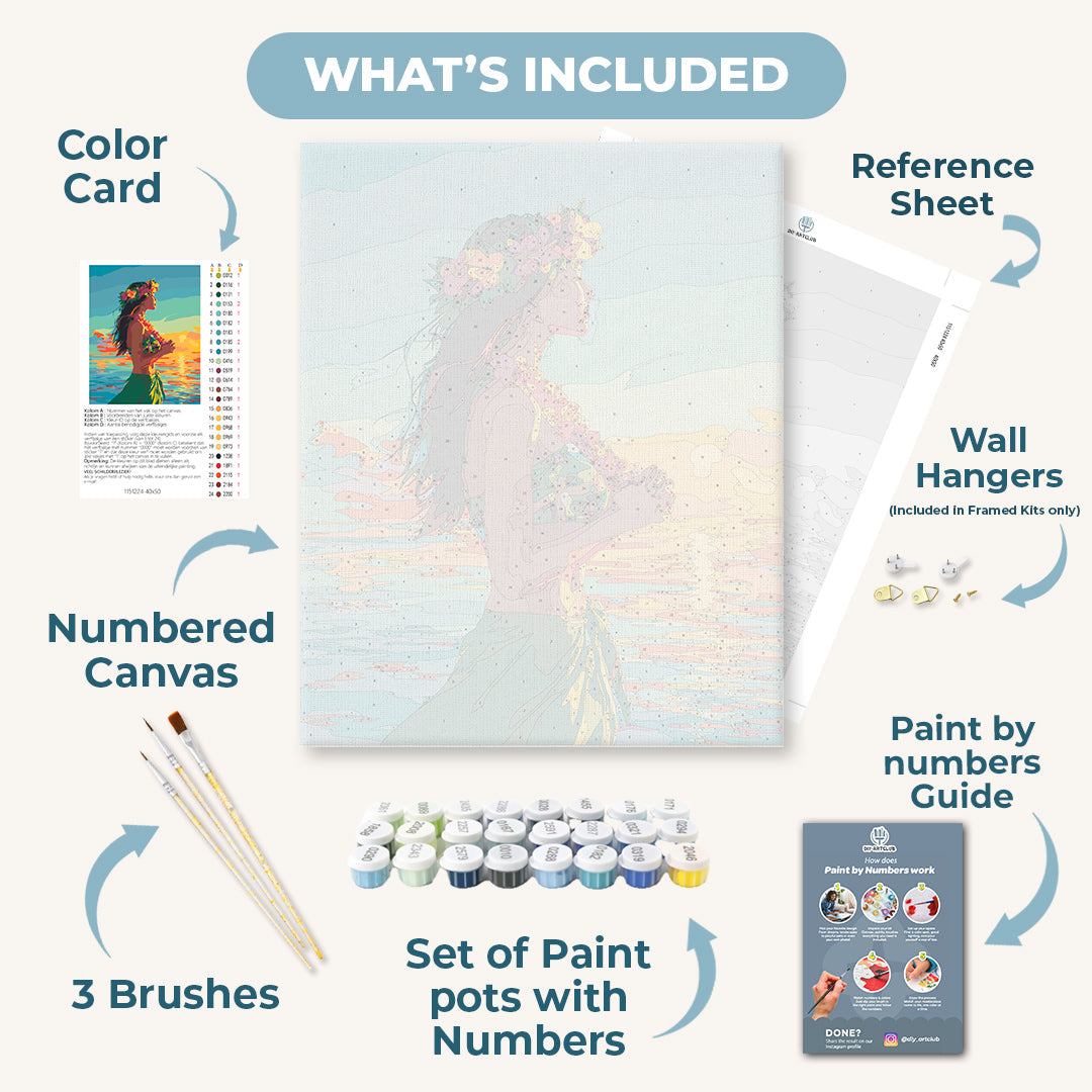 Hula Dancer | Paint by Numbers