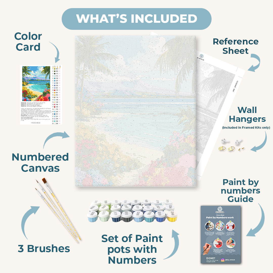 Hawaiian Landscape | Paint by Numbers