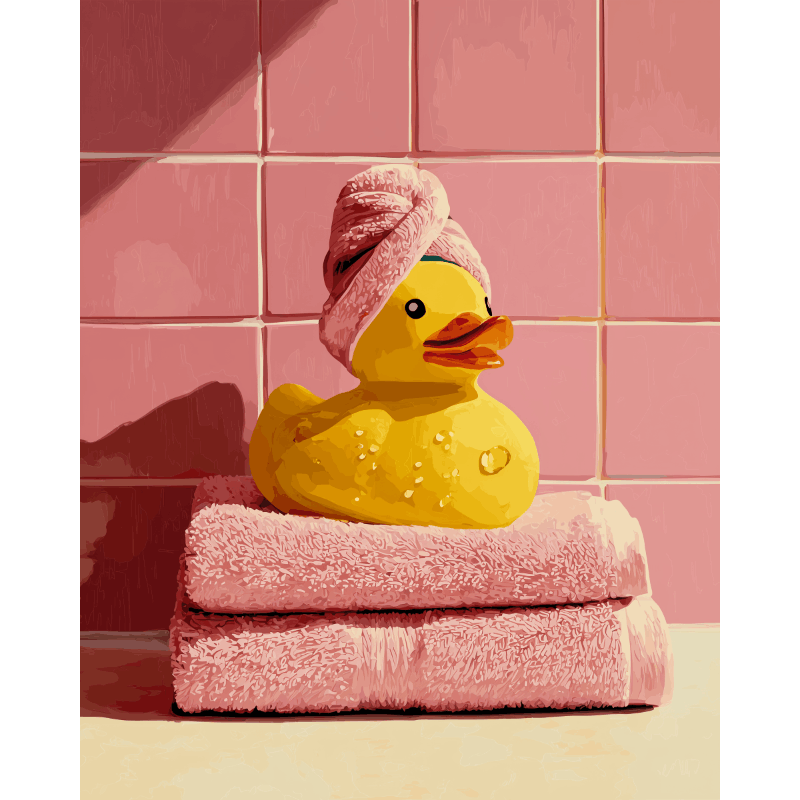 Spa Duck | Paint by Numbers