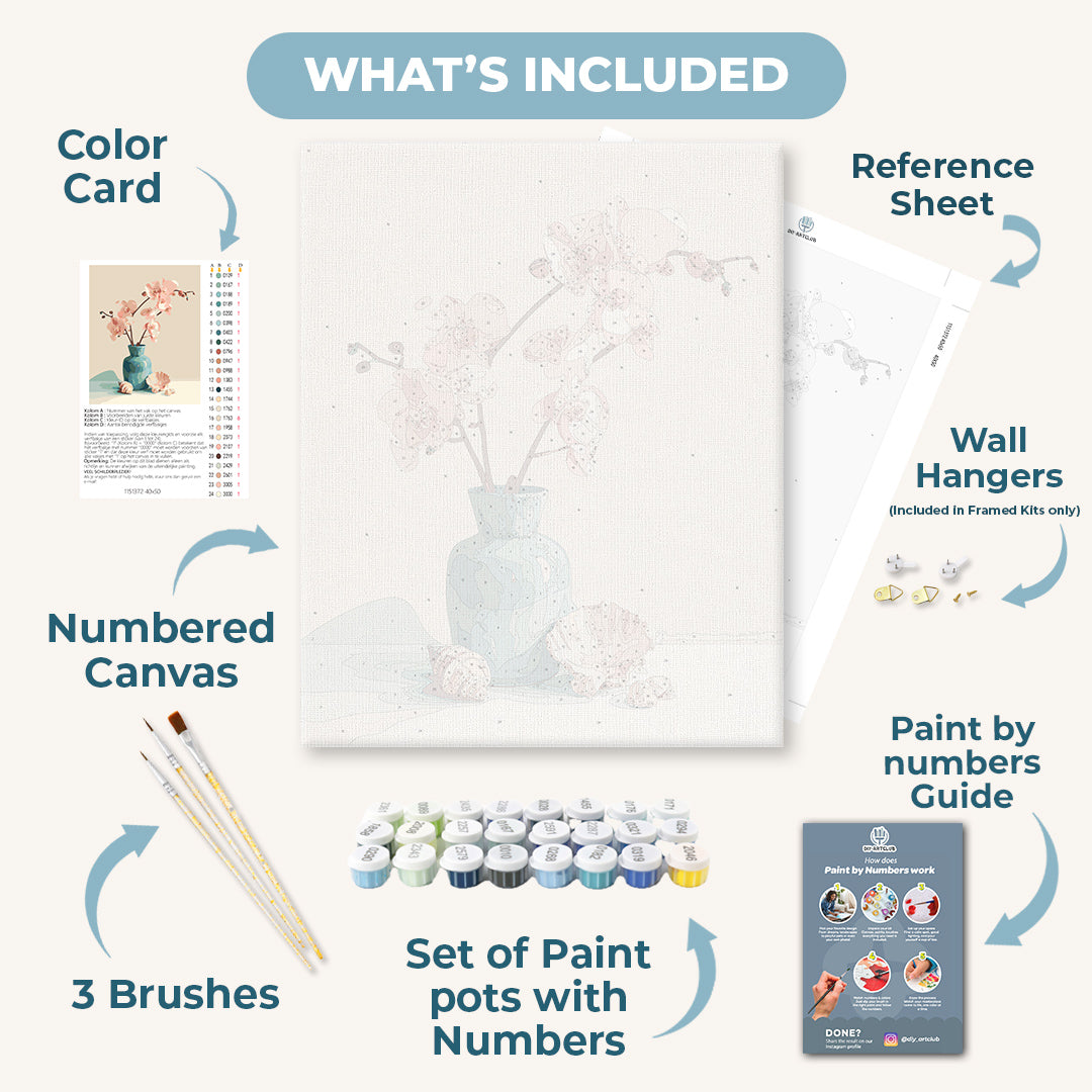 Floral Elegancy | Paint by Numbers