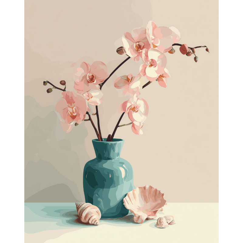 Floral Elegancy | Paint by Numbers