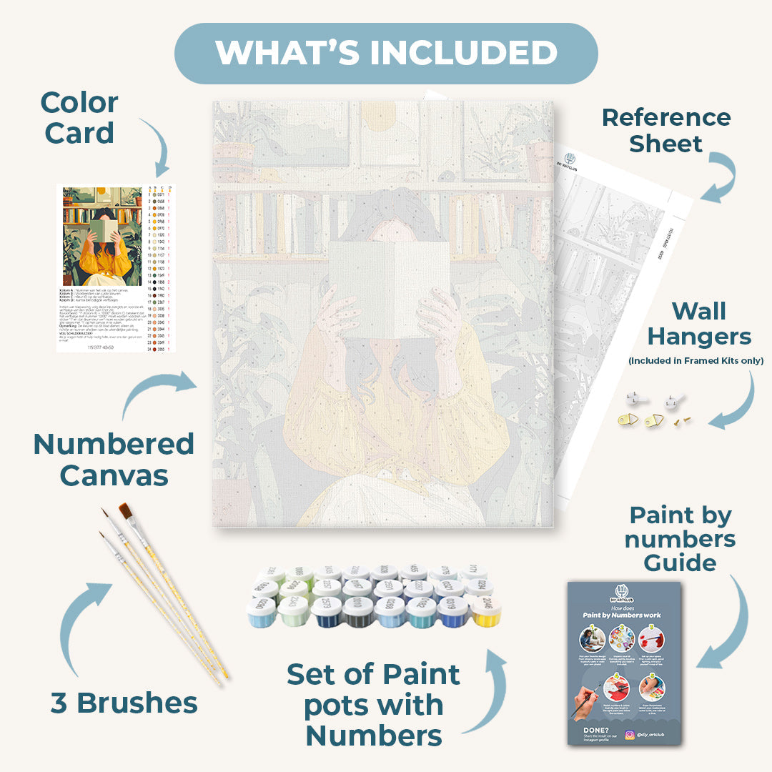 Hidden Between Pages | Paint by Numbers