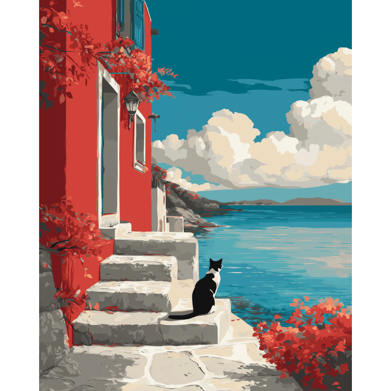 The Red House | Paint by Numbers