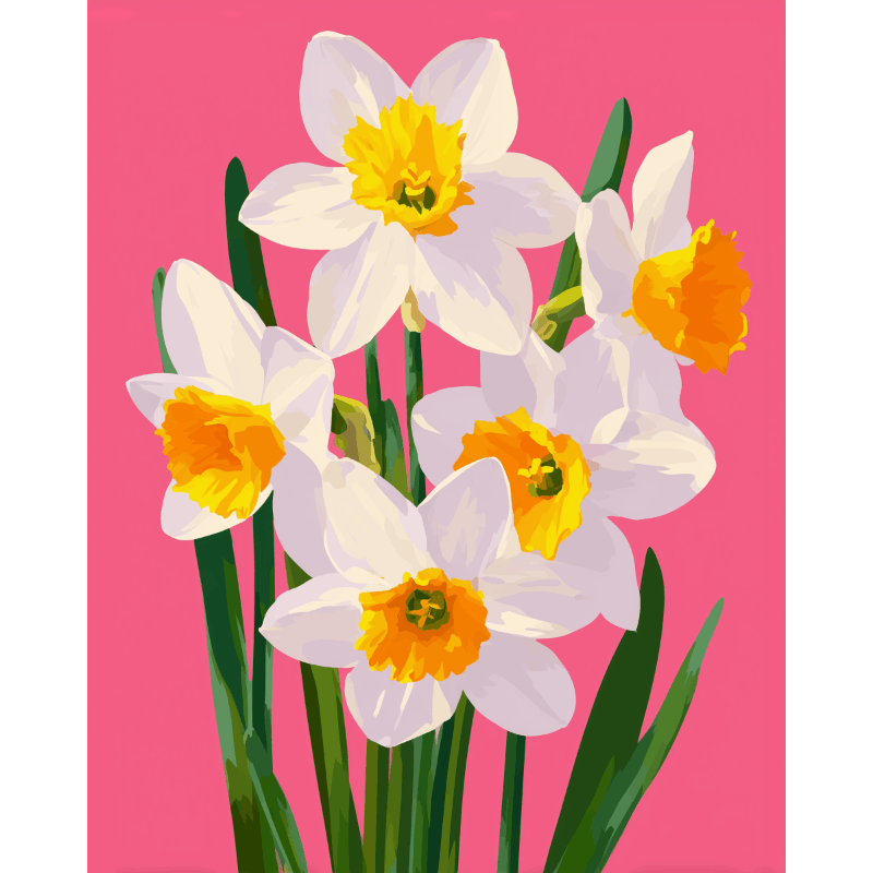 Spring in Bold | Paint by Numbers