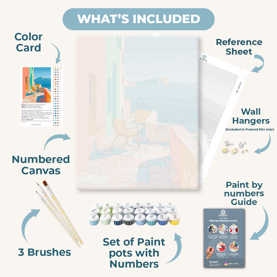 Sunny Patio | Paint by Numbers