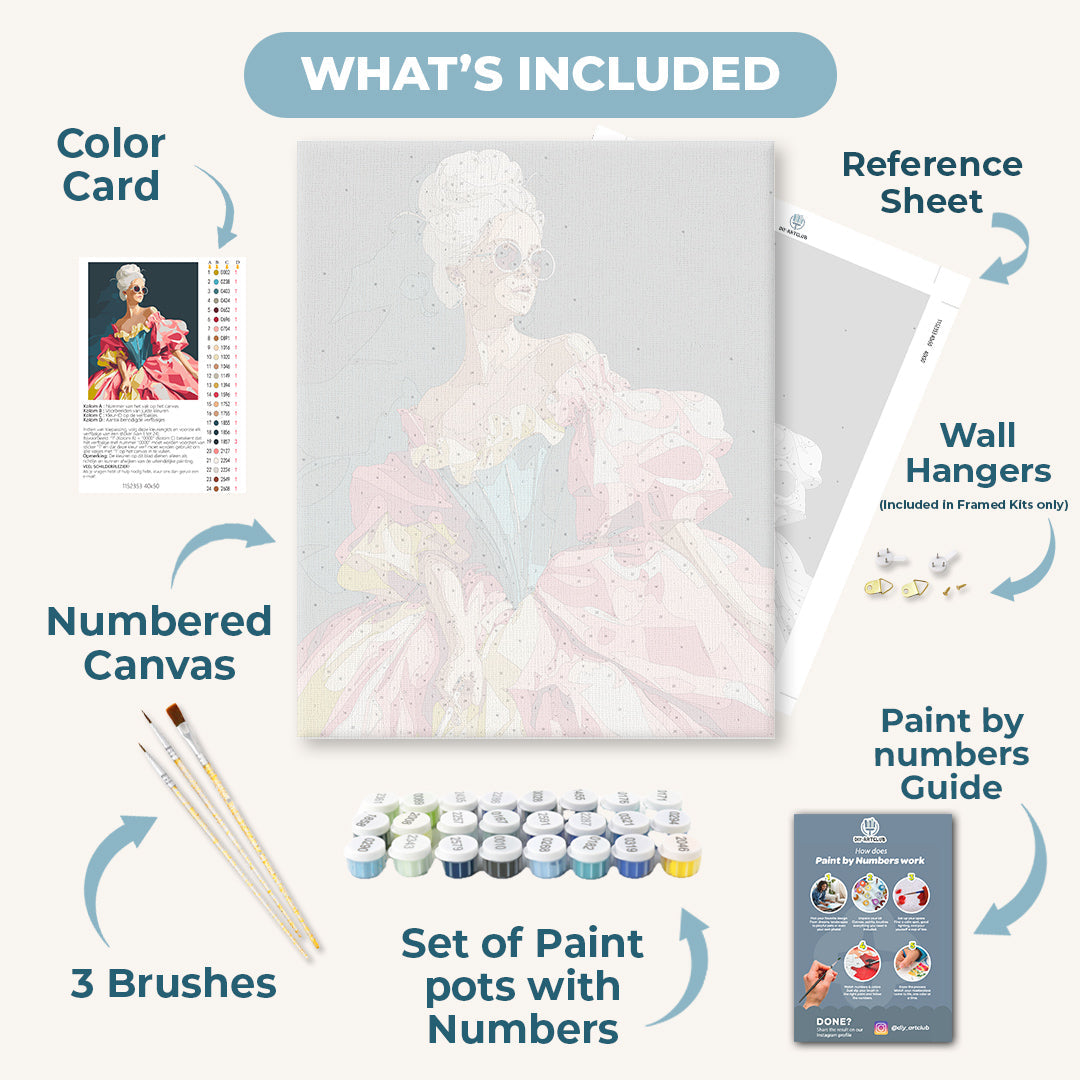 The Modern Duchess | Paint by Numbers