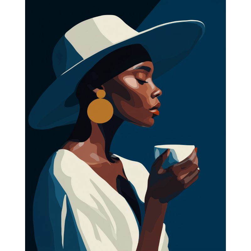 Midnight Coffee | Paint by Numbers