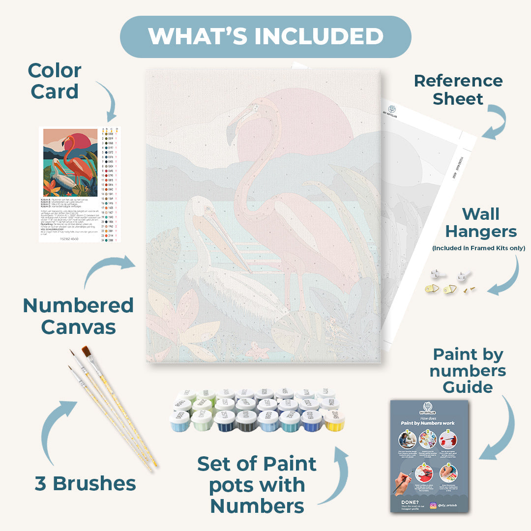 The Coral Horizon | Paint by Numbers