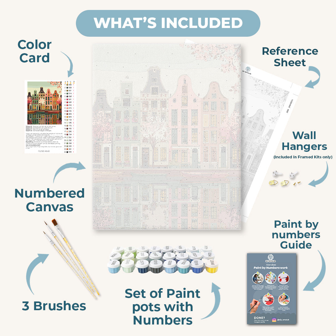 Spring in Amsterdam | Paint by Numbers