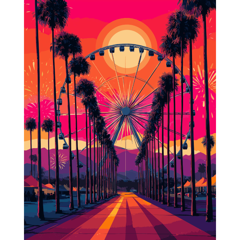 Road to the Festival | Paint by Numbers
