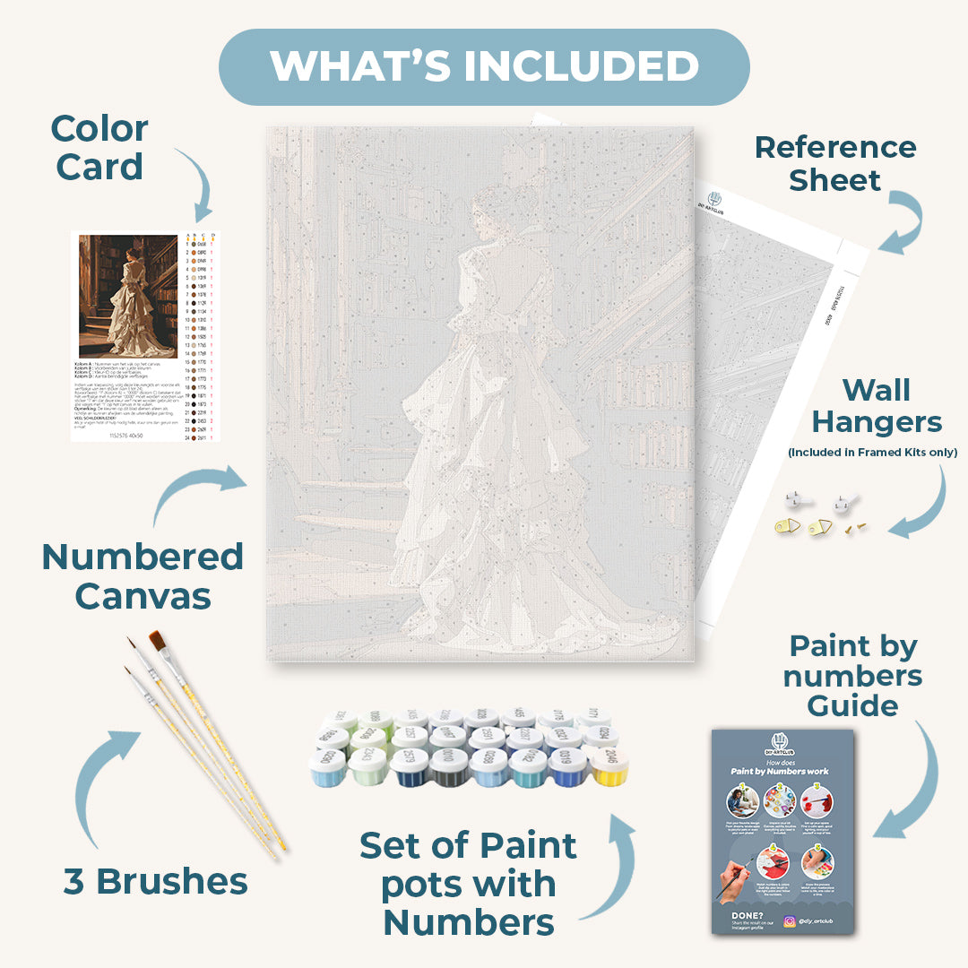Mysterious Lady | Paint by Numbers