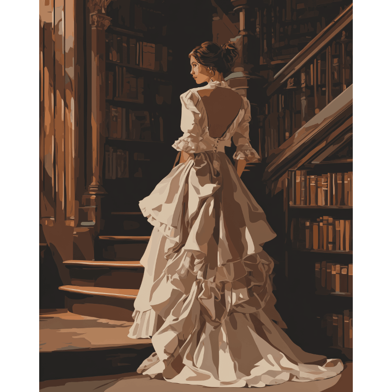 Mysterious Lady | Paint by Numbers