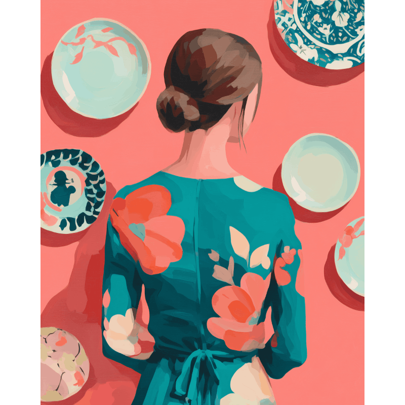 A Wall of Memories | Paint by Numbers