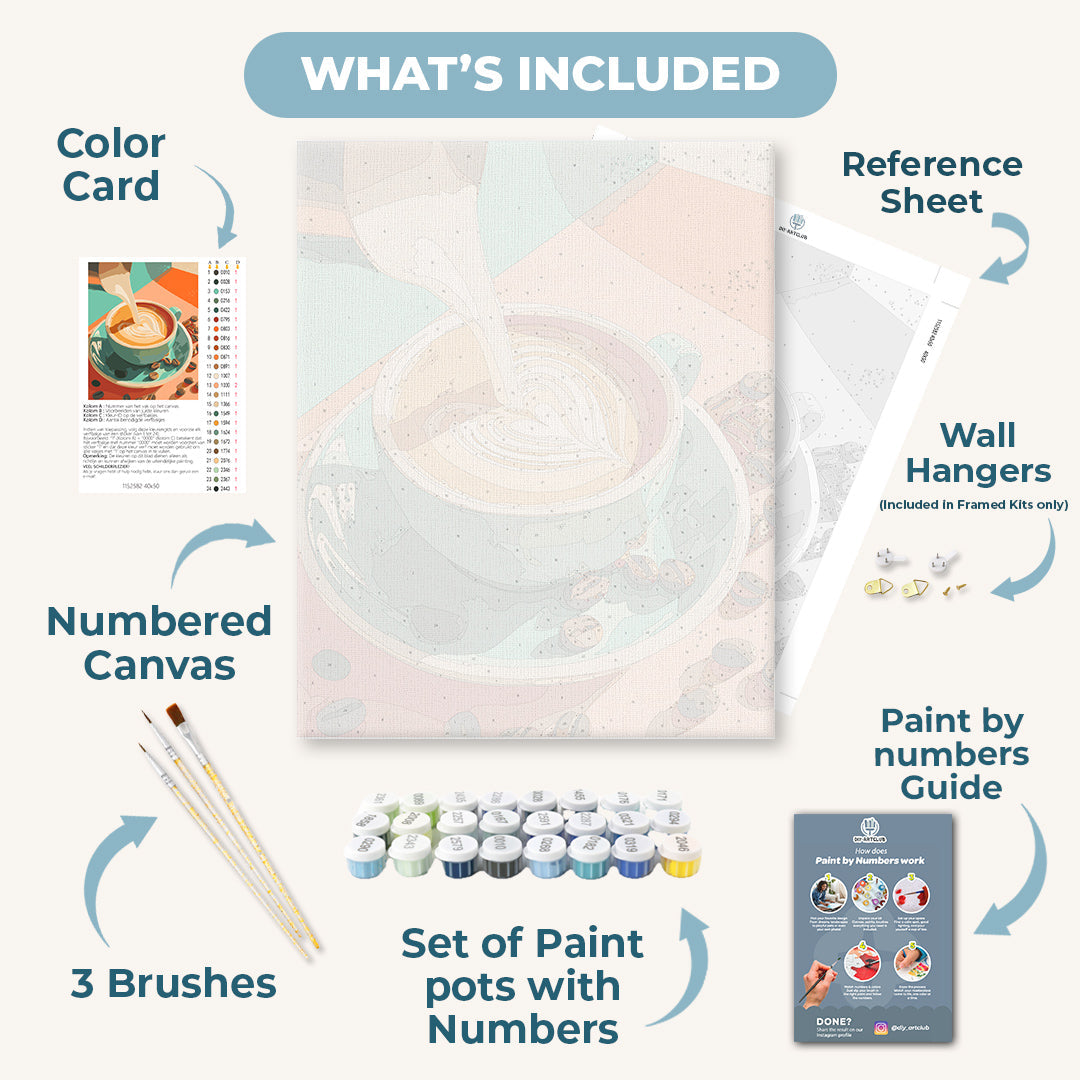 Coffee with Love | Paint by Numbers