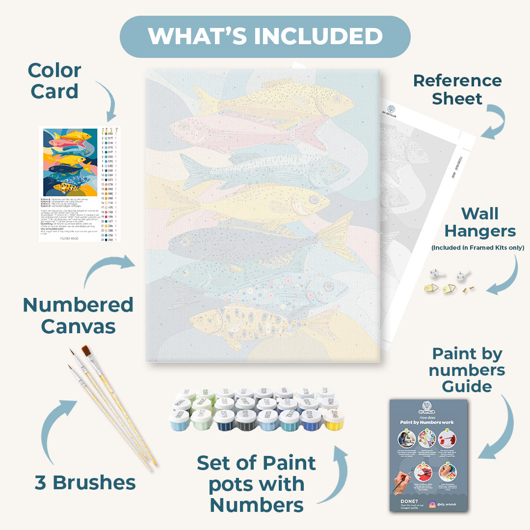 Modern Fishing | Paint by Numbers