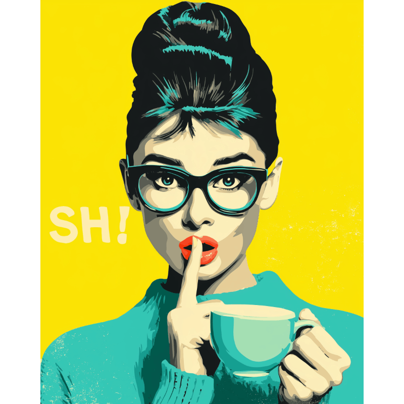 Sip in Silence | Paint by Numbers